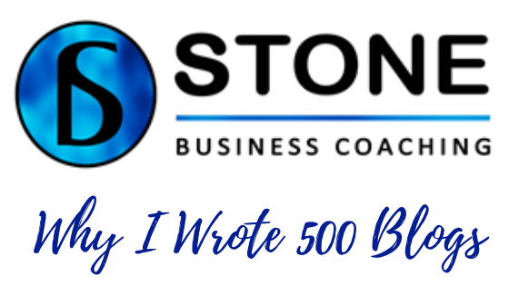 Why I Wrote 500 Blogs Why I Wrote 500 Blogs