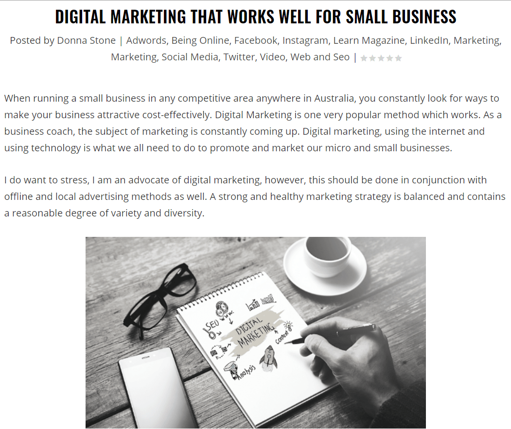 Digital marketing small business Digital marketing small business