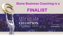 Small Business Champion Award – National Finalist in Business Coaching
