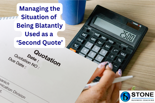 Managing the Situation of Being Blatantly Used as a ‘Second Quote’